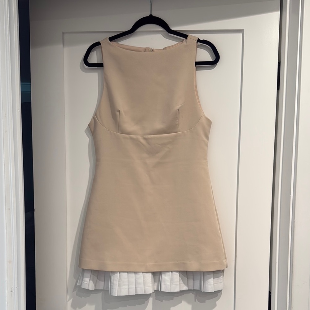 Zara Combination Short Poplin Dress Size M